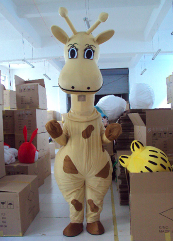 Giraffe Mascotte Kostuum