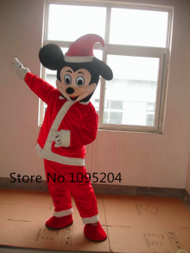 Mickey Mouse Kerst Mascotte Kostuum